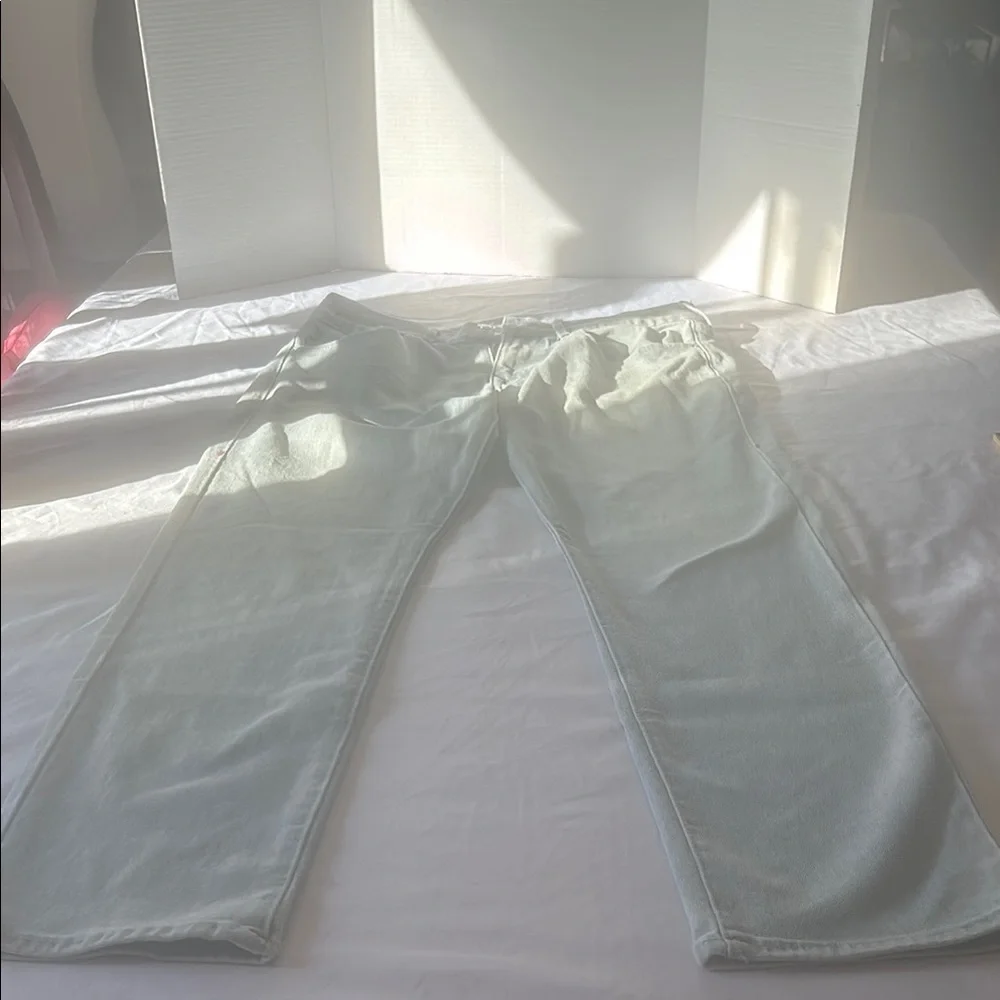 Men's Light Gray Straight Jeans